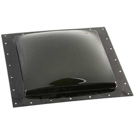 Latestluxury 14 x 14 in. Square Skylight, Smoke Exterior Dome LA3571948